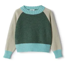 Джемпер в стиле колор-блок