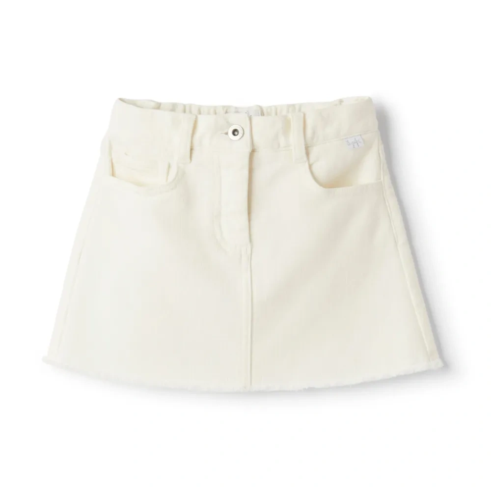 Юбка мини с бахромой