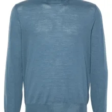 Джемпер из шерсти мериноса с высоким воротником