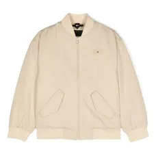 Бомбер с нашивкой-логотипом