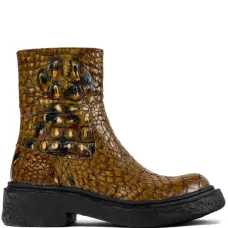 Ботинки Vámonos с тиснением под кожу крокодила