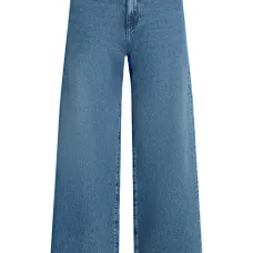 Широкие джинсы средней посадки