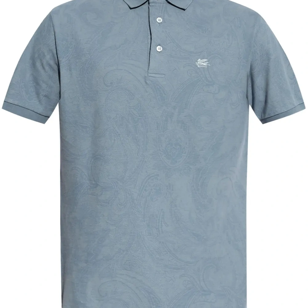 Рубашка поло с принтом пейсли