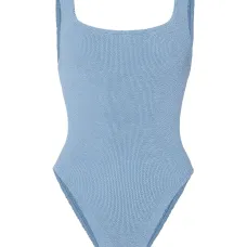 Слитный купальник с квадратным вырезом