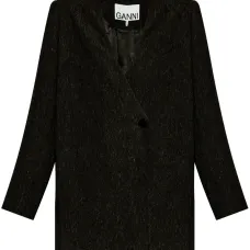 Фактурный жакет без воротника Фактурный жакет без воротника