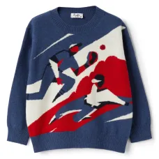 Джемпер вязки интарсия