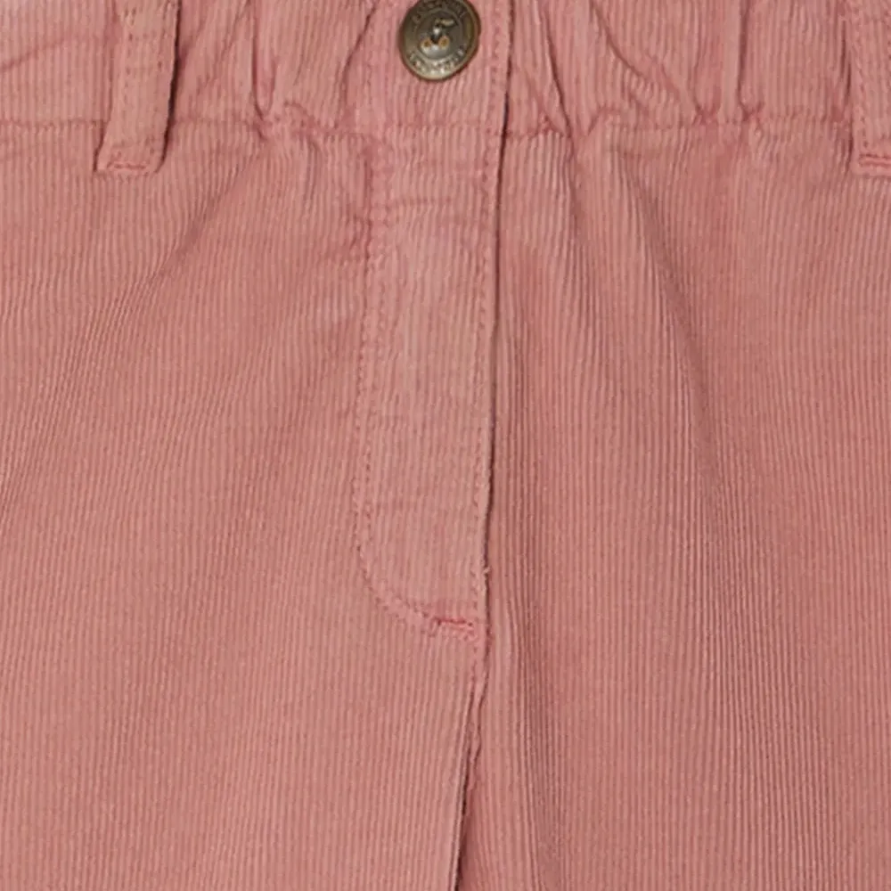 Вельветовые брюки с эластичным поясом