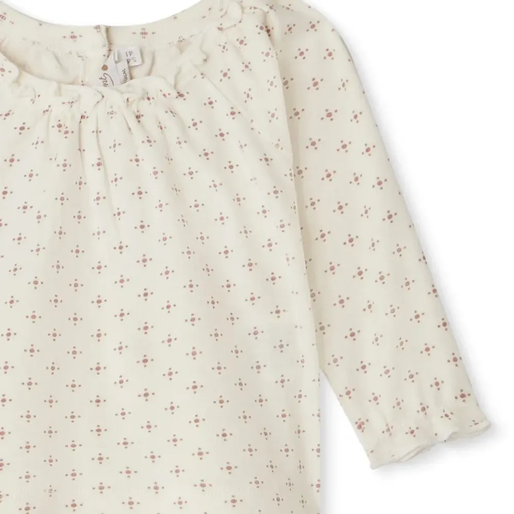 Комплект из топа и брюк с геометричным принтом