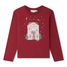 Футболка с длинными рукавами и графичным принтом