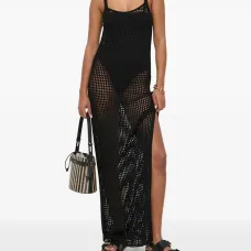 Платье макси рыхлой вязки Платье макси рыхлой вязки