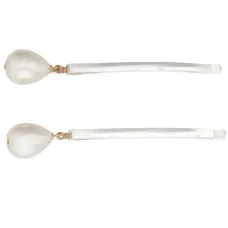 Набор Pearl Drop из двух заколок для волос Набор Pearl Drop из двух заколок для волос