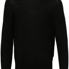 Джемпер из вирджинской шерсти с вышитым логотипом