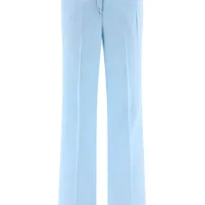 Прямые брюки со складками