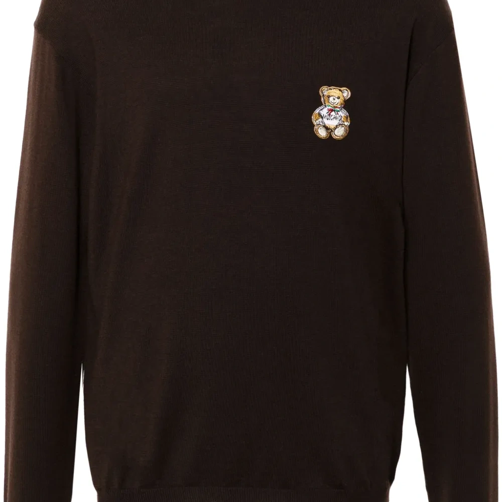 Джемпер из вирджинской шерсти с нашивкой Teddy Bear