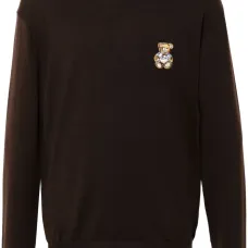 Джемпер из вирджинской шерсти с нашивкой Teddy Bear Джемпер из вирджинской шерсти с нашивкой Teddy Bear