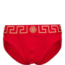 Трусы-брифы с узором Greca