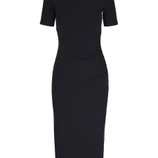 Платье миди с драпировкой Платье миди с драпировкой