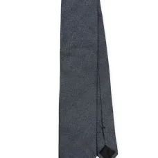 Шелковый галстук с узором в елочку