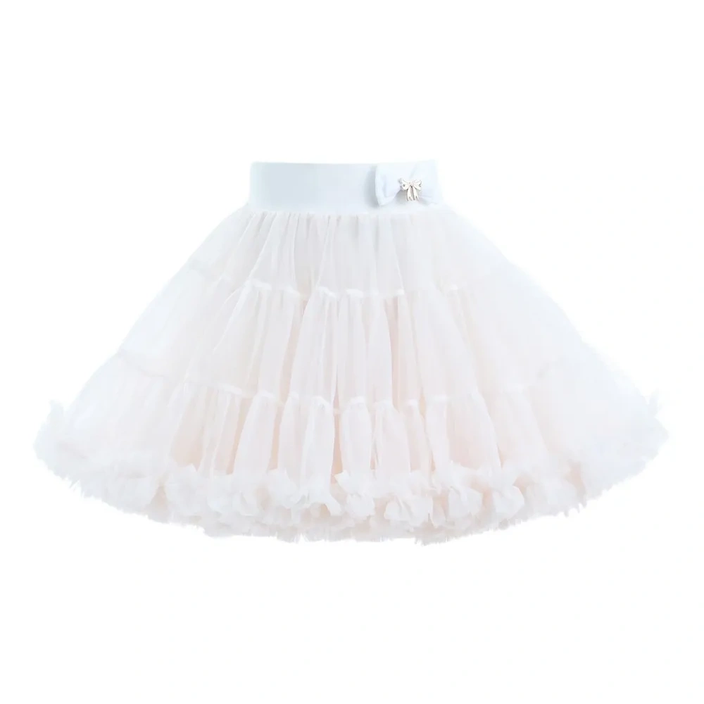 Юбка из тюля с бантом