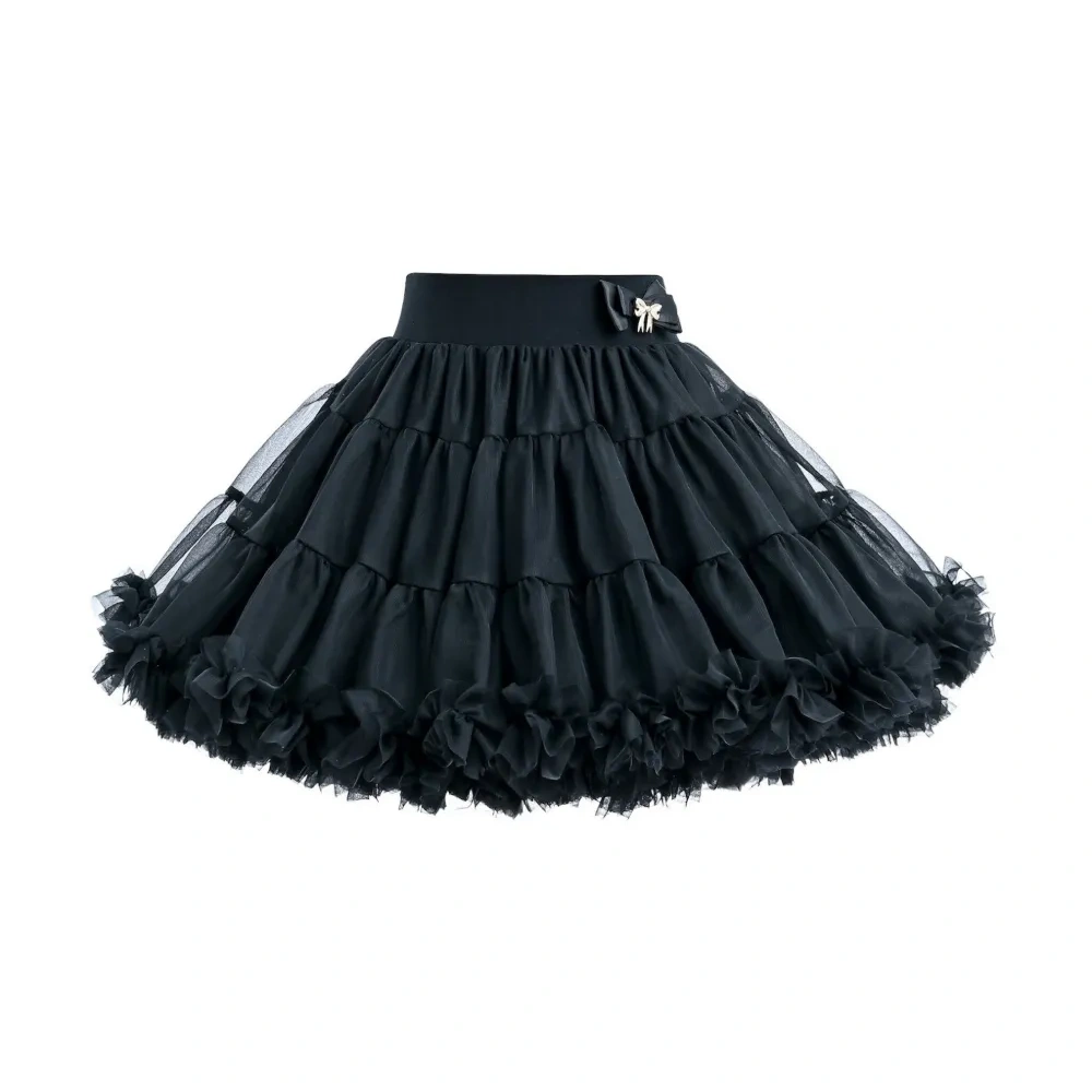 Юбка из тюля с бантом