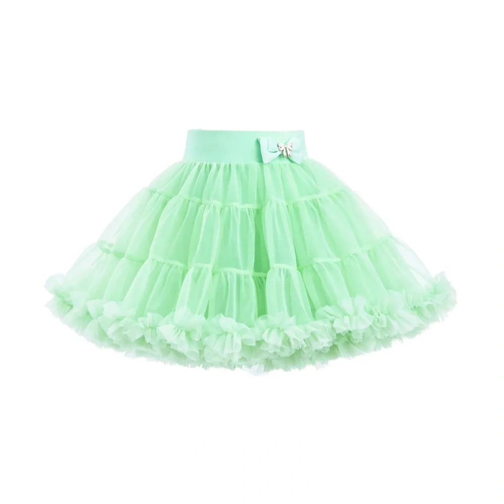 Юбка из тюля с бантом