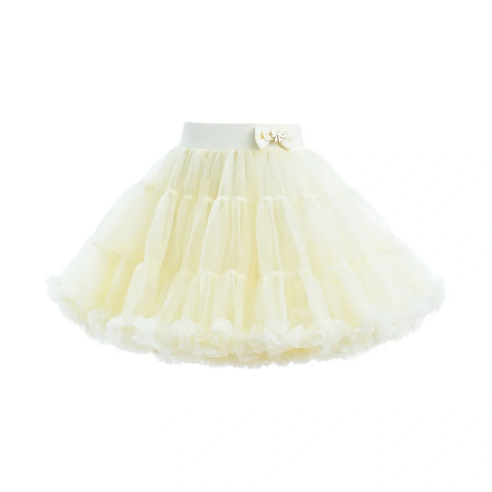 Юбка из тюля с бантом
