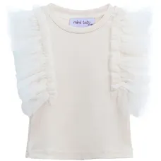 Футболка с рукавами из тюля