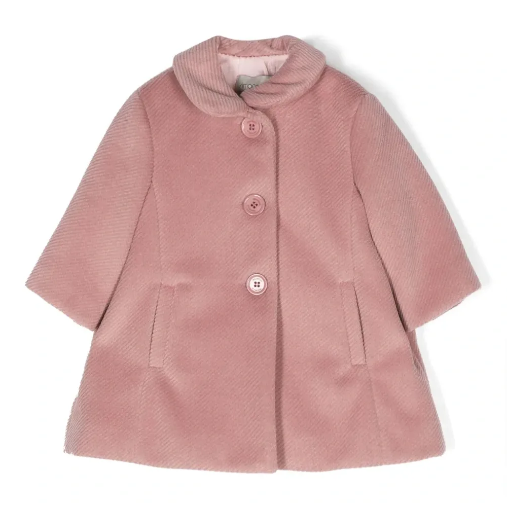 Фактурное пальто с манишкой Фактурное пальто с манишкой