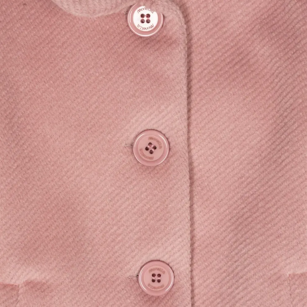 Фактурное пальто с манишкой Фактурное пальто с манишкой