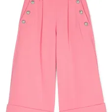 Широкие брюки со складками