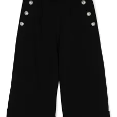 Широкие брюки со складками