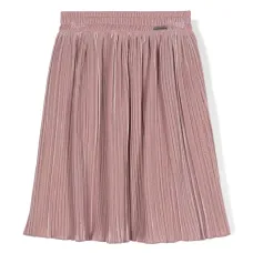 Бархатная юбка миди со складками