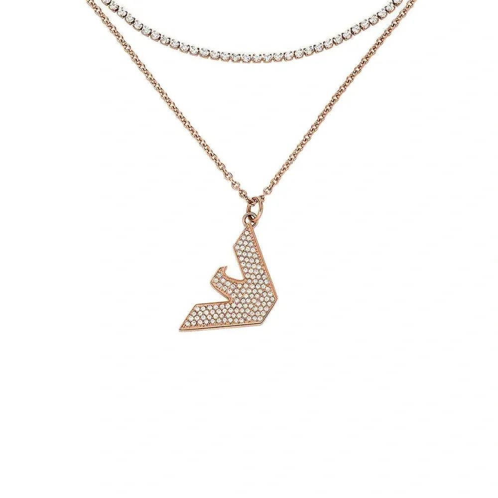 Колье с подвеской-логотипом