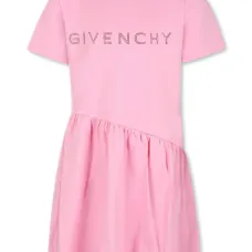 Платье с логотипом и заклепками