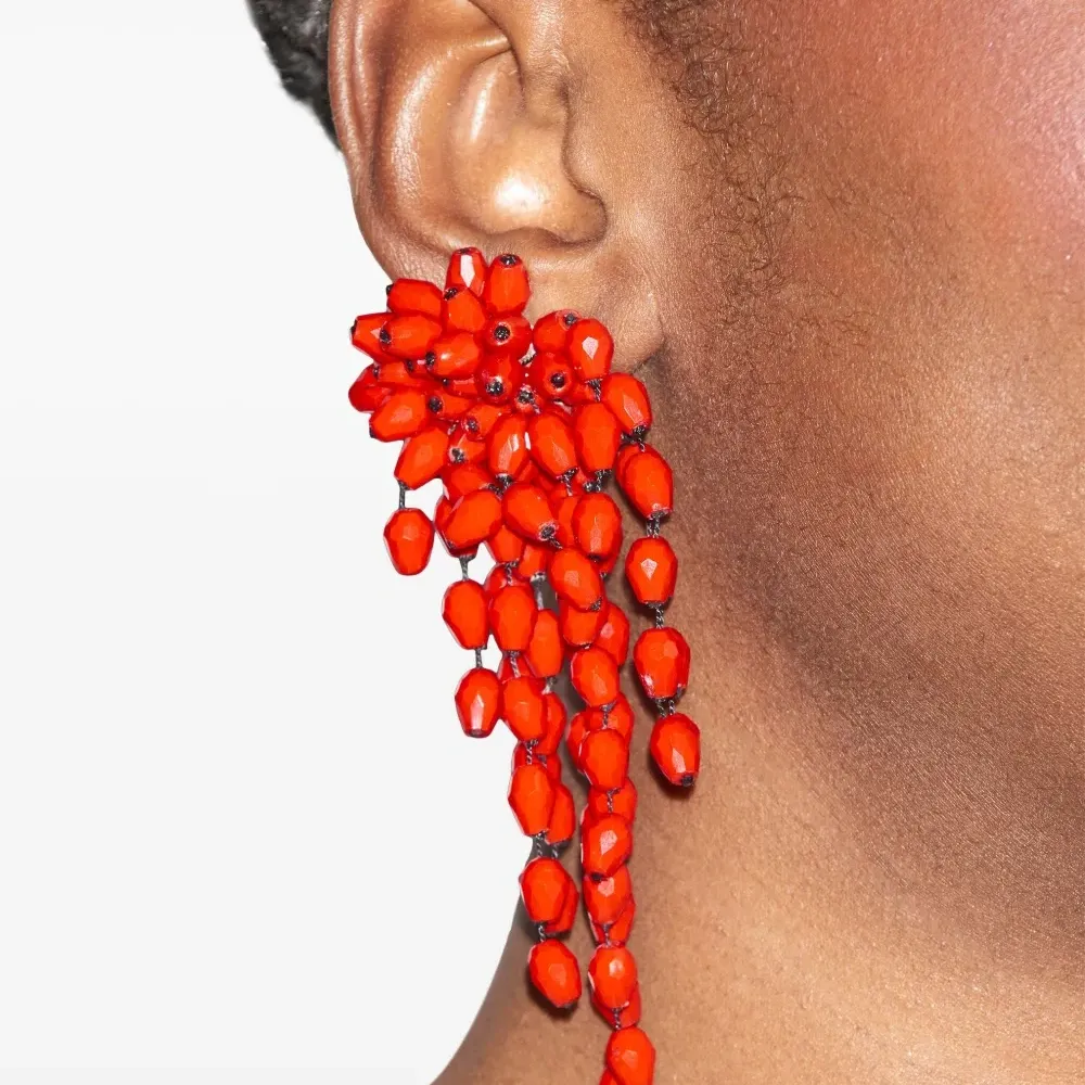 серьги-подвески Hanabi