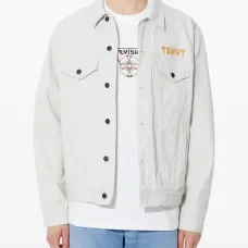 Джинсовая куртка на пуговицах