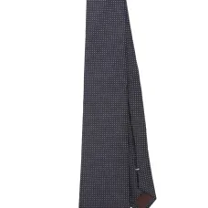 Шелковый галстук в горох