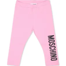 Легинсы с эластичным поясом и логотипом