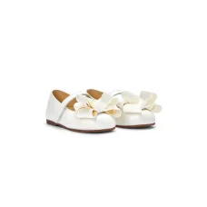 Балетки с бантом