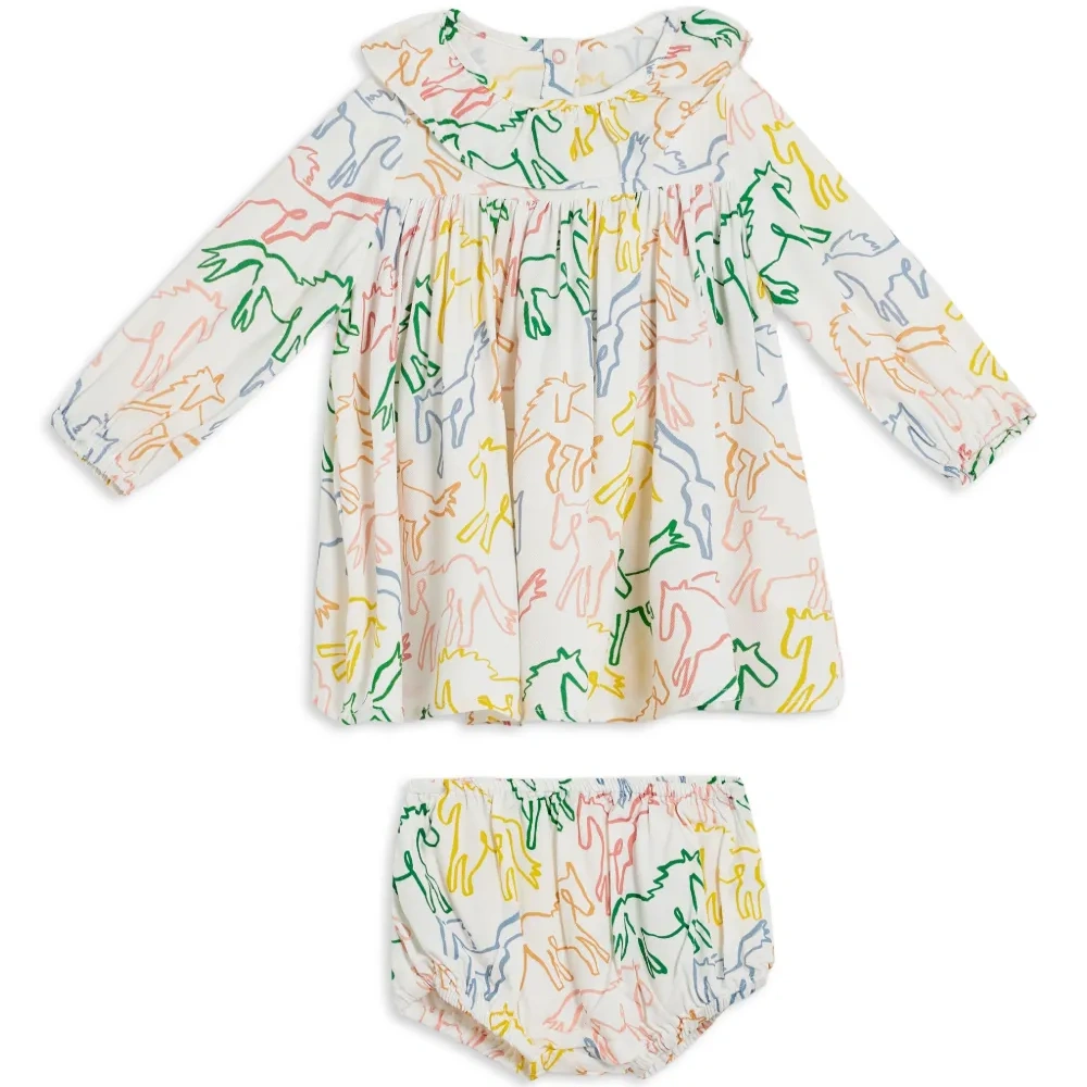 Платье с графичным принтом