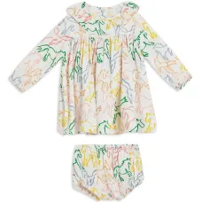 Платье с графичным принтом