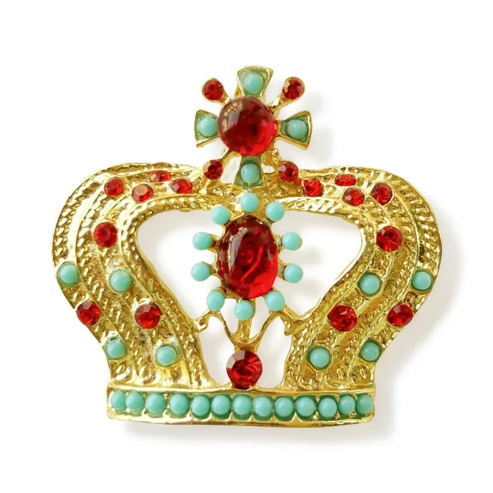 Брошь со стразами