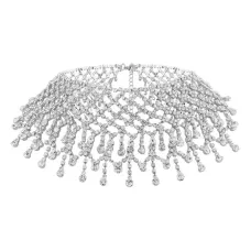 Колье с кристаллами