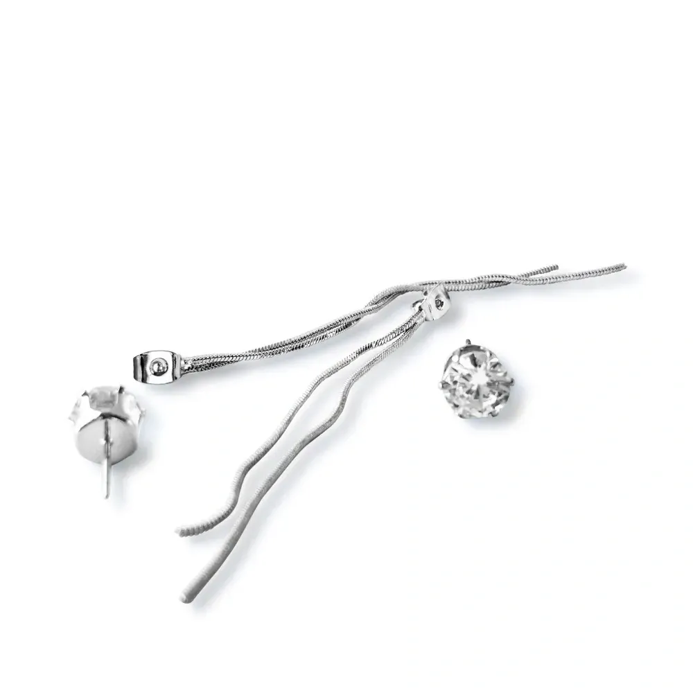 Серьги с кристаллами