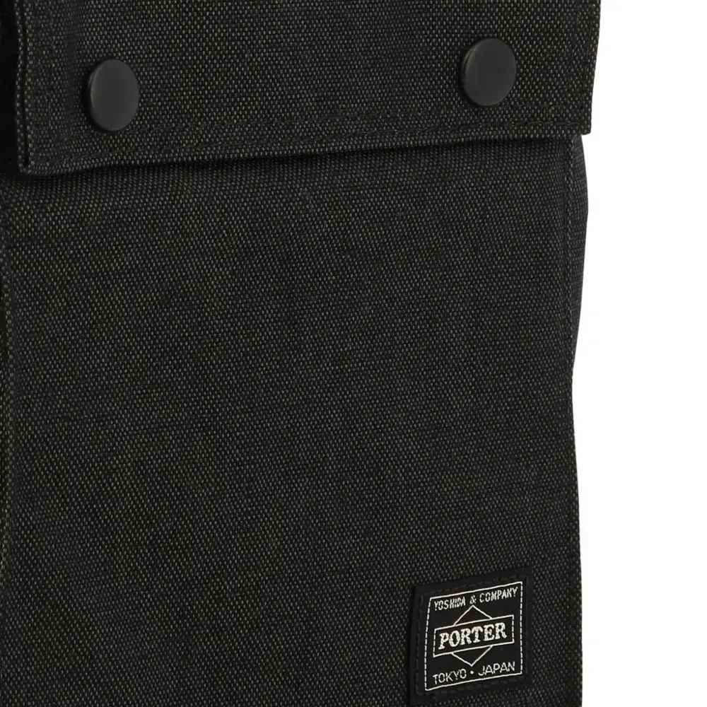 Сумка из канваса с нашивкой-логотипом