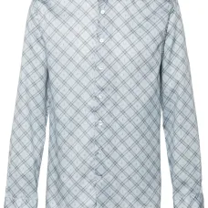 Клетчатая рубашка с принтом пейсли