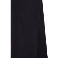 Шерстяной шарф в рубчик