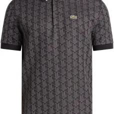 Жаккардовая рубашка поло с монограммой Жаккардовая рубашка поло с монограммой