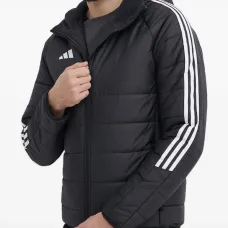 Стеганая куртка с тремя полосками