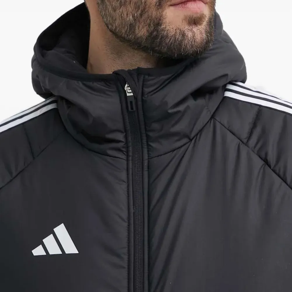 Стеганая куртка с тремя полосками Стеганая куртка с тремя полосками